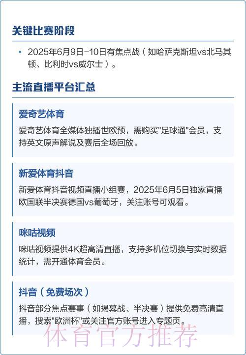 世界杯赛事直播在哪看？教你轻松找到观看入口